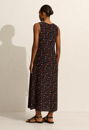 Curved Waist Midi Dress - Casablanca - Matteau